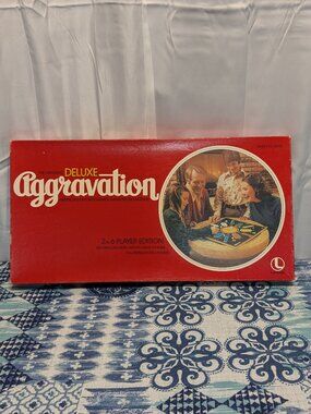 Vintage 1977 Original Deluxe AGGRAVATION Board Game COMPLETE 2-6 Player Lakeside